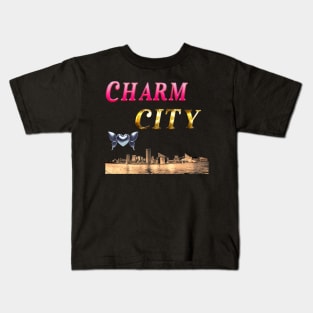 BALTIMORE CHARM CITY DESIGN Kids T-Shirt